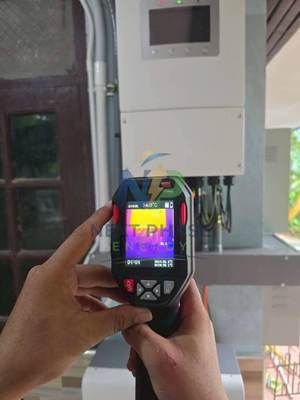 ตรวจสอบความร้อนด้วยกล้องอินฟราเรด Thermal Scan ตู้อินเวอร์เตอร์