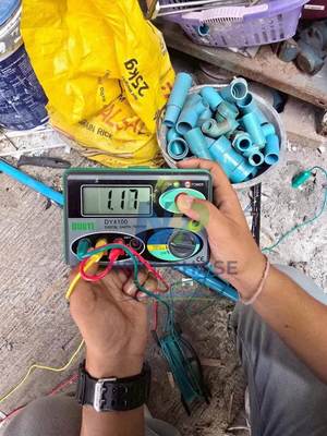 ตรวจวัดค่าความต้านทานสายดิน Ground Resistance Check